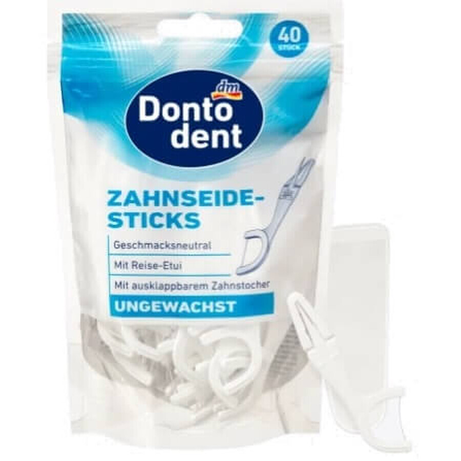 Dontodent, non-waxed dental floss, 40 pieces