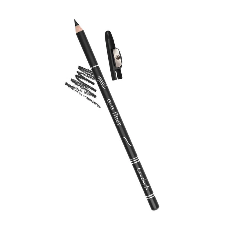 Lovely Eye Liner negru cu ascuțitor, 1.8g