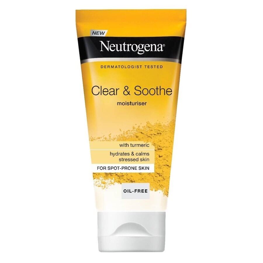 Neutrogena Clear amp; Soothe Face Cream with Turmeric, 75ml