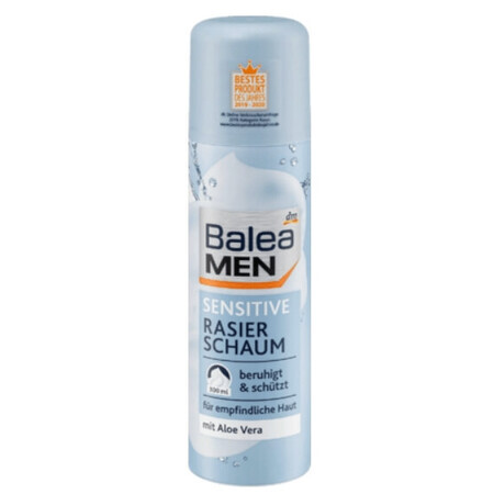 Balea Men, Espuma de afeitar para pieles sensibles, 300ml