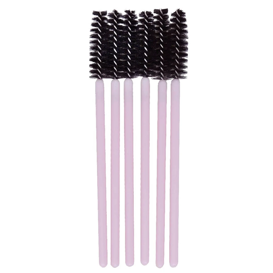 Inter Vion Rose Collectie Wimper- en wenkbrauwborstels, 6 stuks