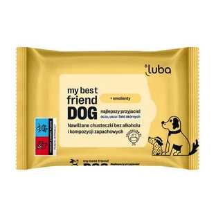 Luba my best friend DOG Toallitas húmedas para zonas sensibles, 25 unidades