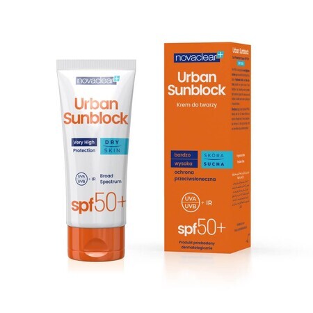 Novaclear Crema Protectora Solar Urbana Pieles Secas SPF50 40ml