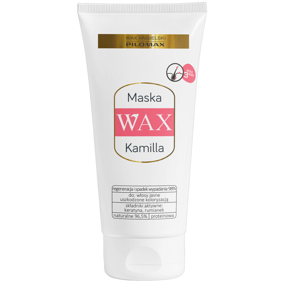 Mascarilla suavizante e hidratante para cabellos claros Kamilla Cera, 200ml