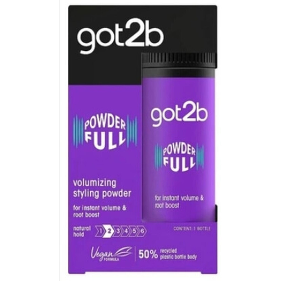 Got2B PowderFul Polvo de Cera Voluminizador, 10g