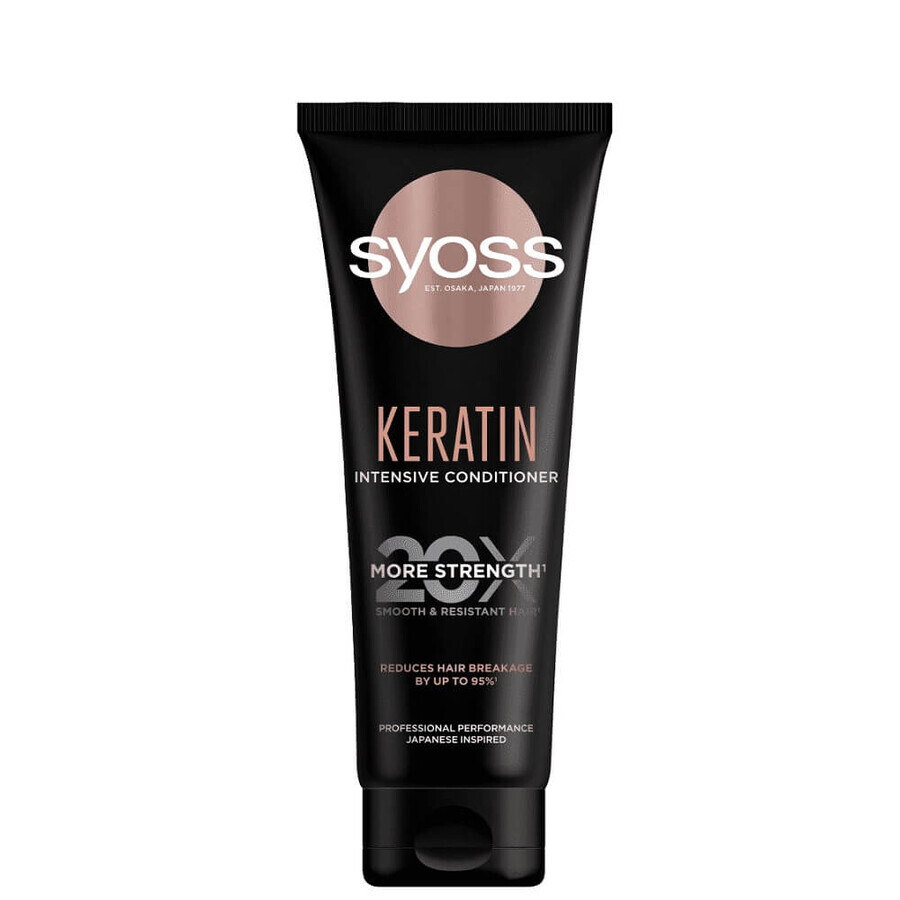 Balsam intensiv Syoss Keratin pentru păr uscat și acid, 250ml