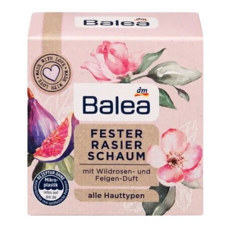 Balea, Fester Rasierschaum, Espuma de afeitar, 60 g