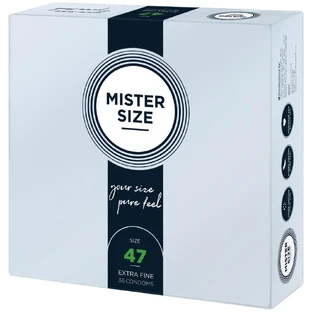 Preservativos Mister Size, 47 mm, 36 unidades
