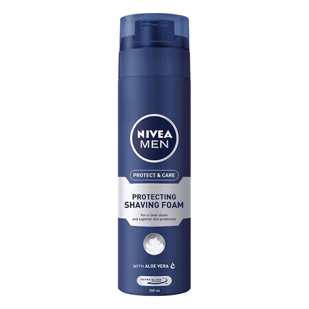 Espuma de afeitar para piel normal Protect &amp; Care, 200 ml, Nivea