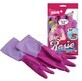 York, guantes de goma perfumados Rosie, talla M, 1 par