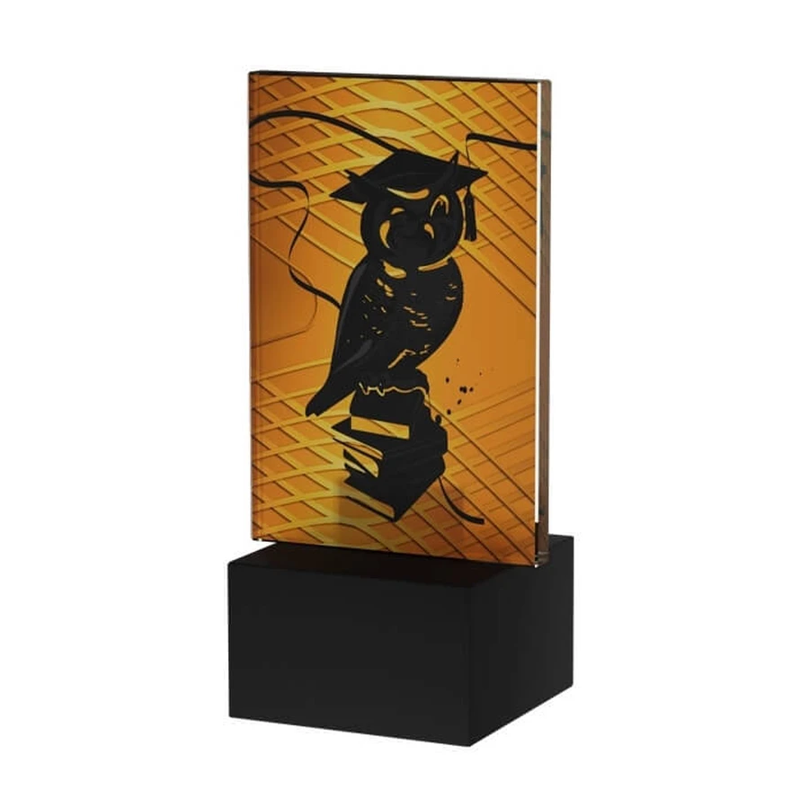 Min-Line Amber, Glazen Trofee - Scholen, AG1-12/SCH