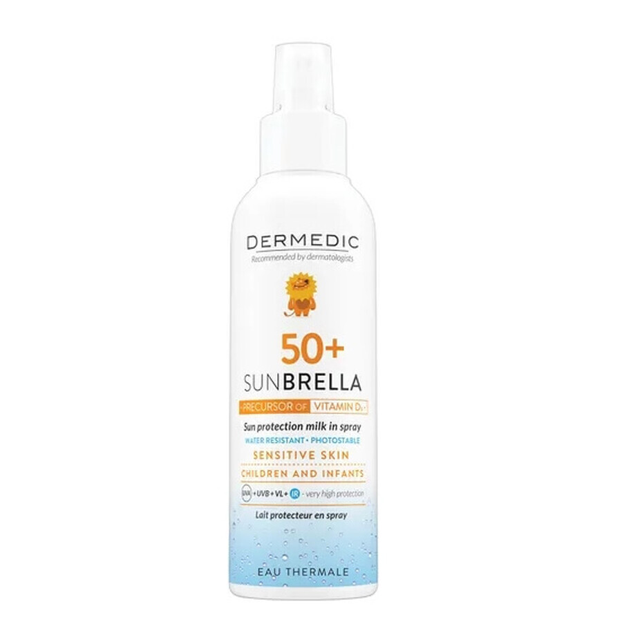 Dermedic Sunbrella Loción Protectora Infantil Spray FPS 50+, 150 ml