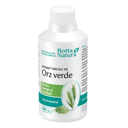 Suc de Orz Verde extract, 90 capsule, Rotta Natura