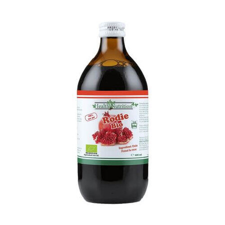 Succo di melograno biologico, 500 ml, Health Nutrition