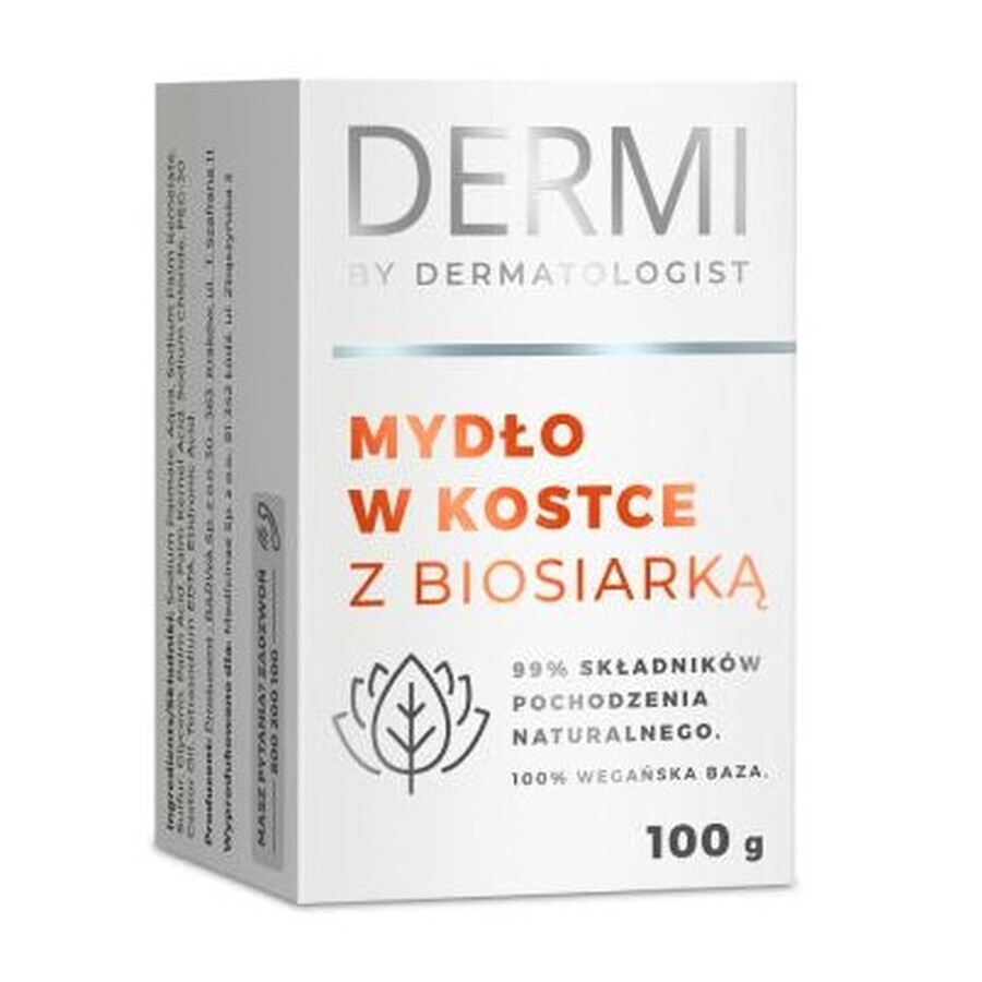 Dermi von Dermatologe Seife in bar mit biosiark, 100g