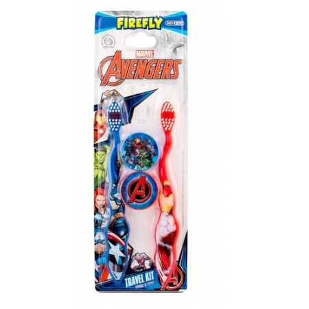 Juego de cepillos de dientes Marvel Avengers para niños, 2 piezas