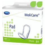 Absorbentes incontinencia MoliCare Pad 2 gotas, 28 unidades, Hartmann