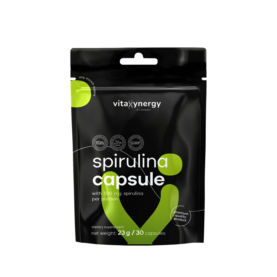 VitaXynergy Spirulina 500 mg x 30 Kapseln