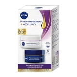 Nivea Pack 2 Crema de Día y Crema de Noche antiarrugas + crema modeladora 65+, 2x50ml