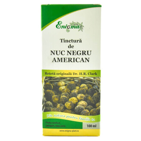 Tinctura de nuc negru american, 100 ml, Enicma