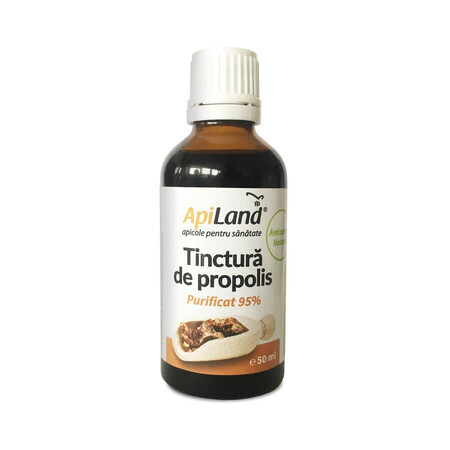 Tintura de propóleo purificada 95%, 50 ml, Apiland