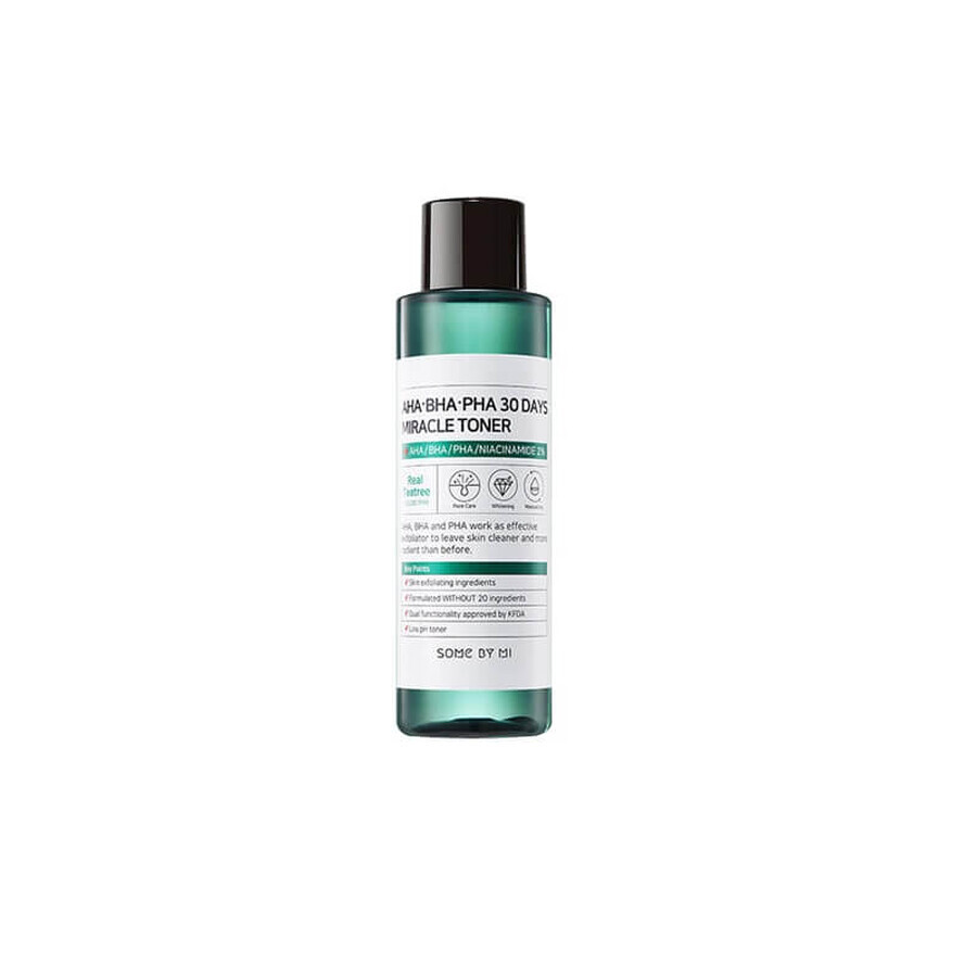 Toner con AHA-BHA-PHA 30 Days Miracle, 150 ml, Some By Mi