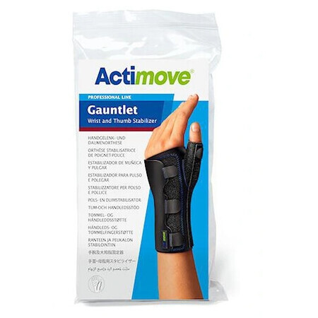 Actimove, Wrist and Thumb Stabilization Brace Black size M - Long term!