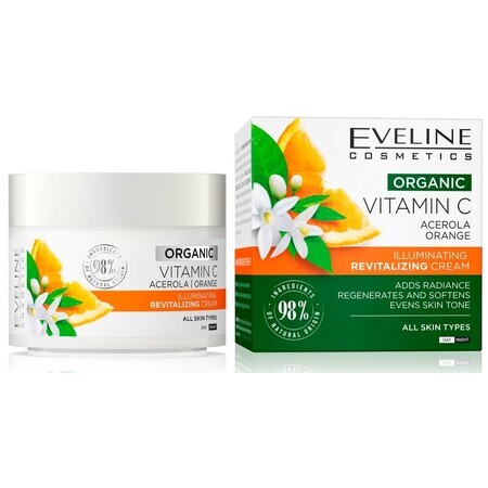 Eveline Bio Vitamine C Verhelderende Revitaliserende Crème, 50 ml