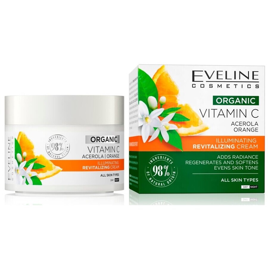 Eveline Bio Vitamine C Verhelderende Revitaliserende Crème, 50 ml