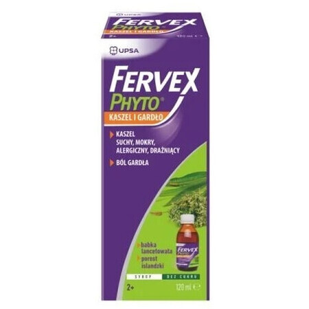 Fervex Phyto Sciroppo Tosse e Gardo 120 ml