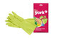 York, Guantes de goma, aloe vera, talla S, 1 par