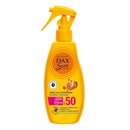 Dax Emulsión Solar para Bebés y Niños SPF50, 200ml