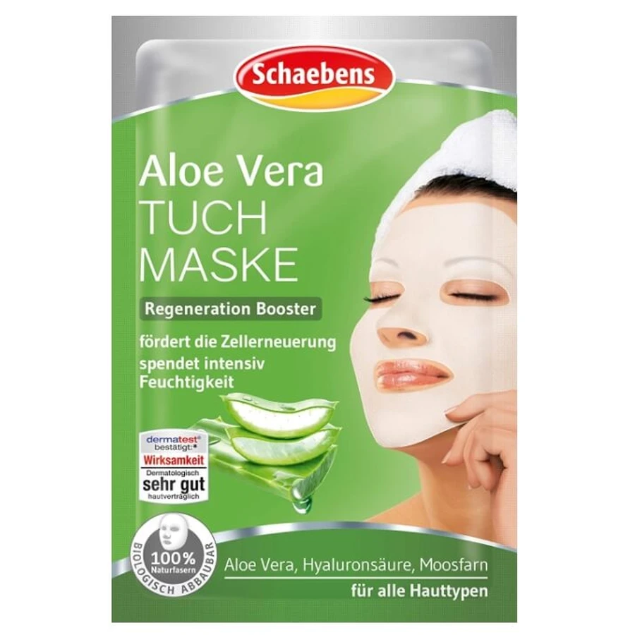 Schaebens, Gezichtsmasker met aloë vera extract, 1 st