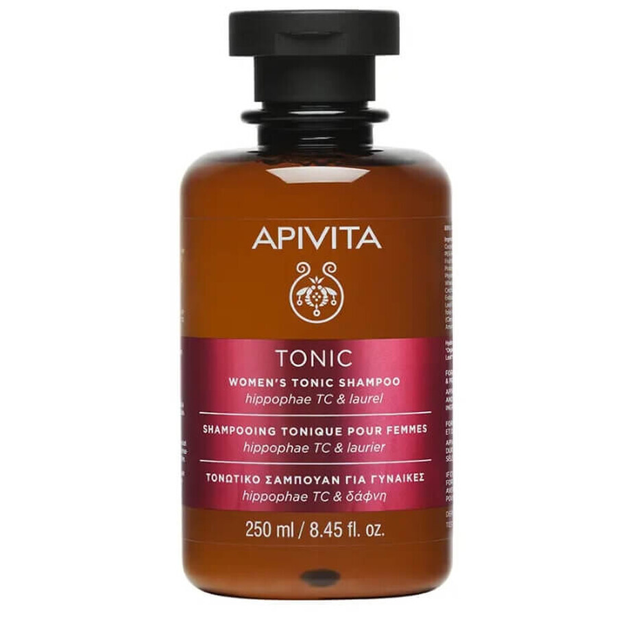 Apivita Tonic, Shampoo rinforzante contro la caduta dei capelli per donne, 250 ml