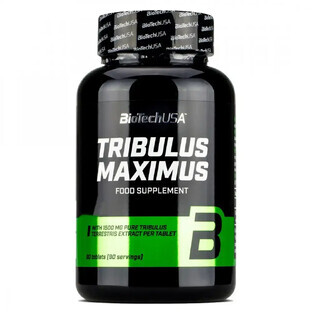 Tribulus Maximus 1500 mg, 90 comprimidos, Biotech USA