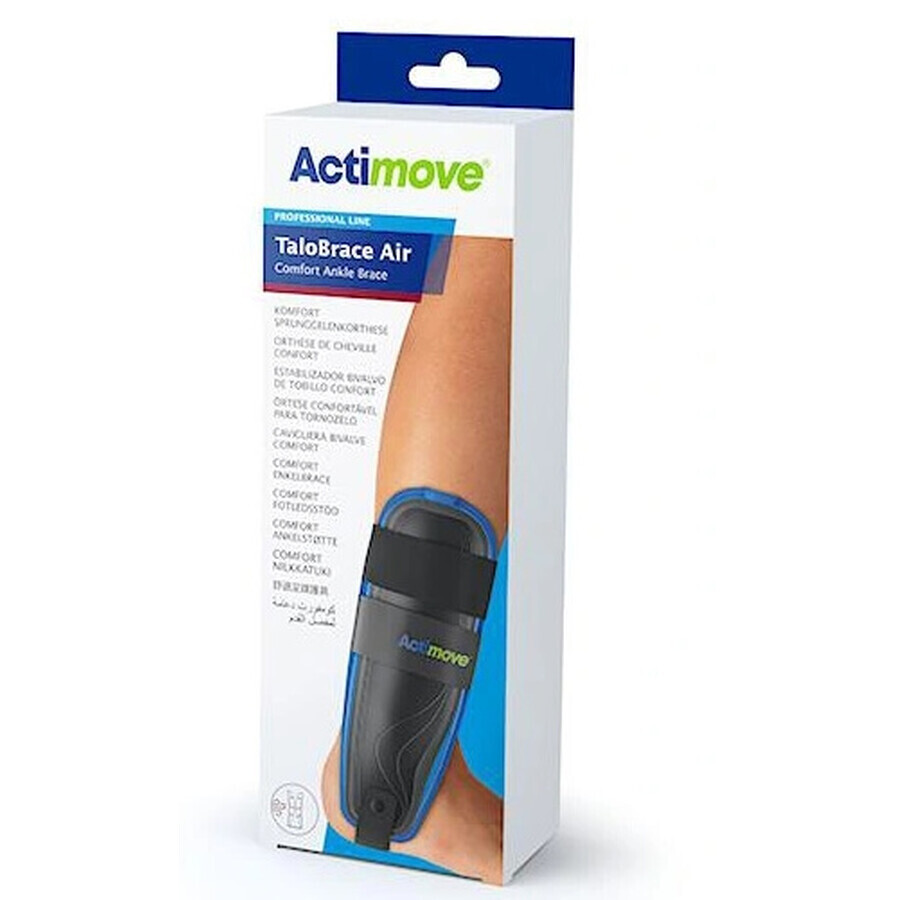 Actimove, Brățară pentru gleznă Negru Dimensiune stânga L/XL