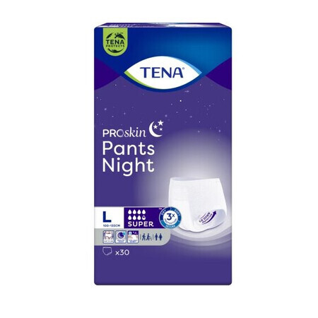 Tena Pants ProSkin Pants Super Night L, 30 stuks - Langdurig!