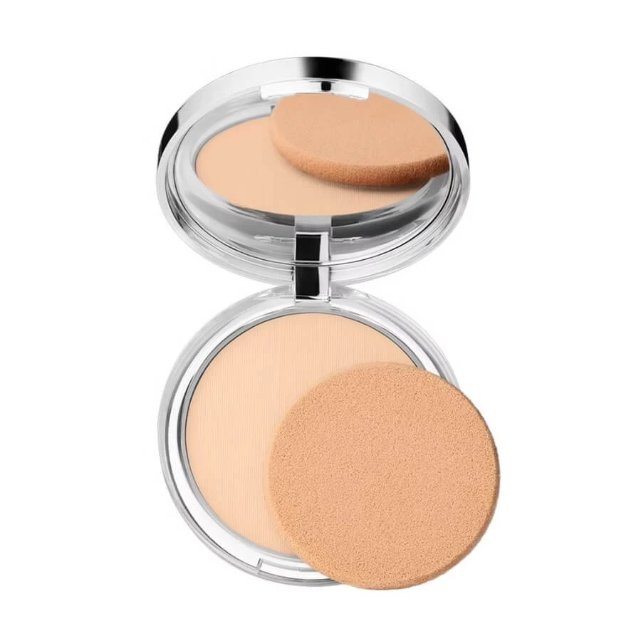 Clinique Stay Stay Matte Sheer Polvos Compactos Sin Rostro Stay Neutral 02, 7.6g