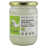 Extra virgin coconut oil, cold pressed, 500 ml, Republica Bio