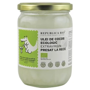 Huile de coco extra vierge, pressée à froid, 500 ml, Republica Bio