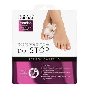 L biotica mascarilla regeneradora para pies en forma de calcetines empapados 32 ml