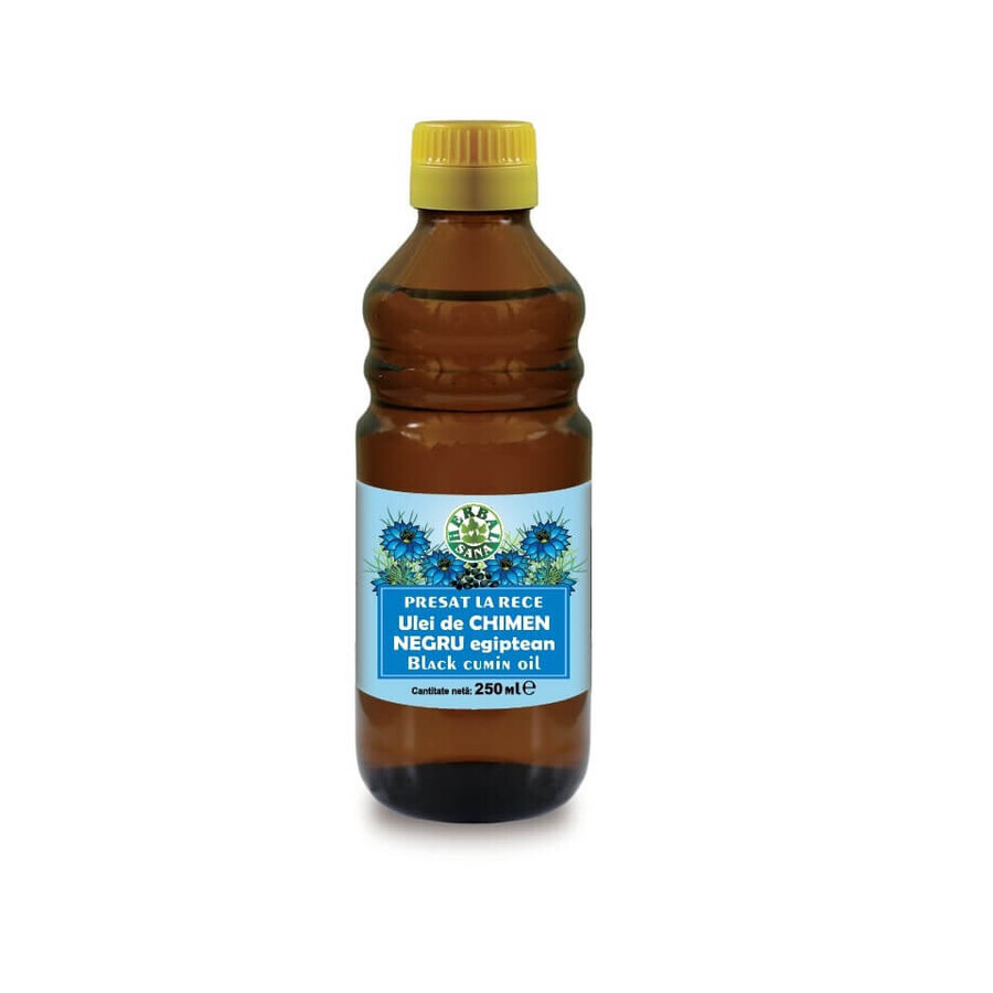 Aceite de comino negro prensado en frío, 250 ml, Herbavit