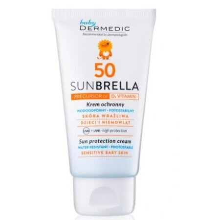 Crema protectora facial para niños Dermedic Sunbrella SPF 50, 50 ml