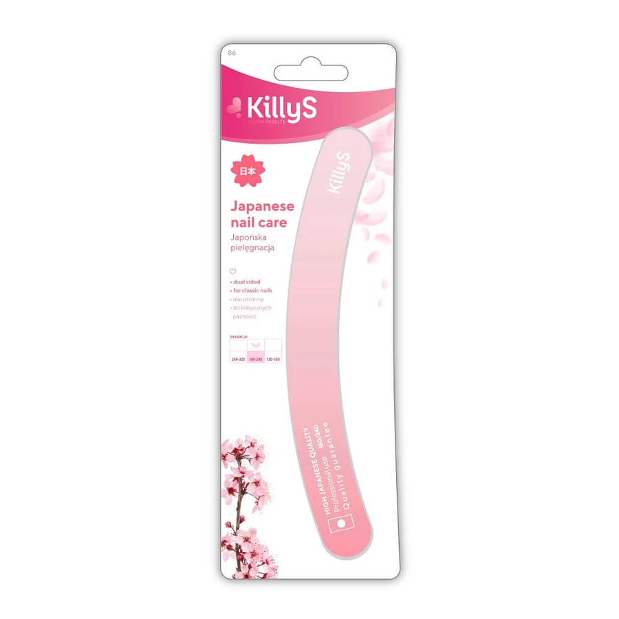 KillyS Lima de Uñas Japonesa Banana 180/240 Rosa