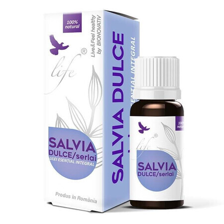 Aceite esencial de salvia dulce, 10 ml, Bionovativ