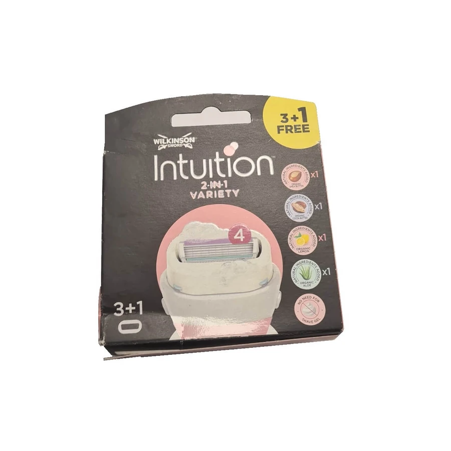 Wilkinson Sword Intuition Summer Variations, Lamette di ricambio per donna, 4 pezzi