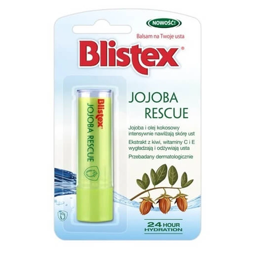Blistex Jojoba Rescue Lip Balm, 3.7g
