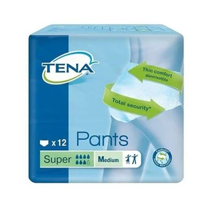 Tena, Super Pants, chambray underwear, 12 pieces