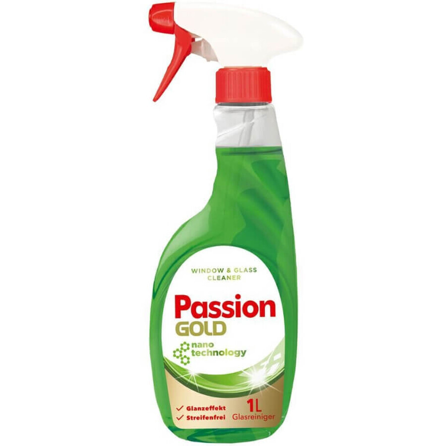 Limpiacristales Passion Gold Verde, 1 litro