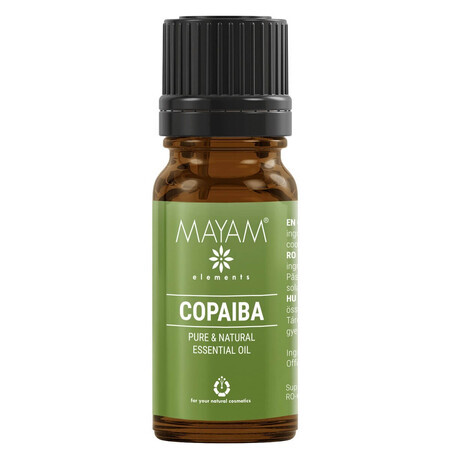 Aceite esencial de Copaiba, 10 ml, Mayam